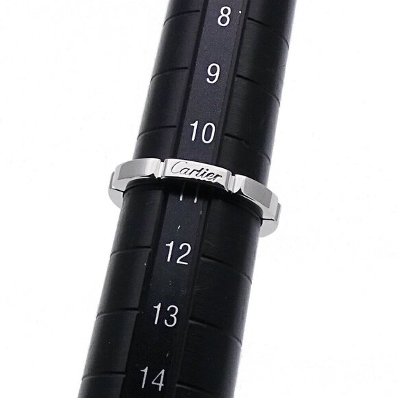 CARTIER White Gold Maillon Panthere Ring #51 - Picture 8 of 8